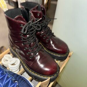 Doc Marten Jadon Cherry Red